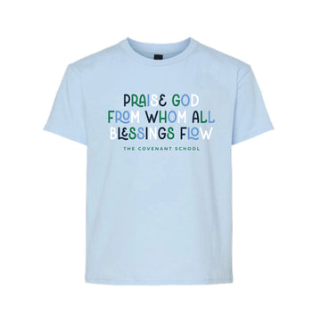 The Praise God | Youth Light Blue Tee