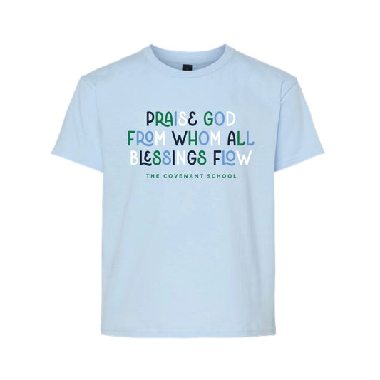 The Praise God | Youth Light Blue Tee