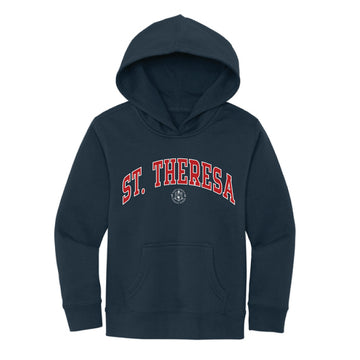 The Saint Theresa Arch | Youth New Navy Hoodie