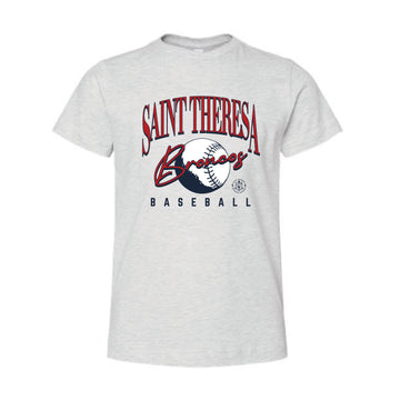 The Saint Theresa Baseball | Youth Ash Tee