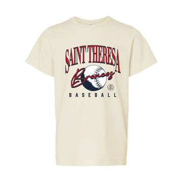 The Saint Theresa Baseball | Youth Natural Tee