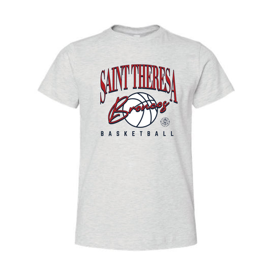The Saint Theresa Basketball | Youth Ash Tee