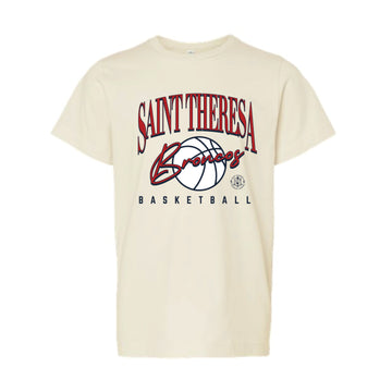 The Saint Theresa Basketball | Youth Natural Tee
