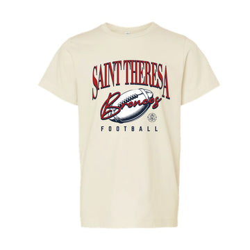 The Saint Theresa Football | Youth Natural Tee
