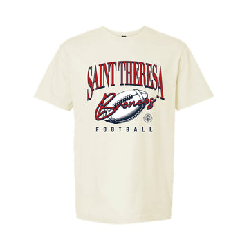 The Saint Theresa Football | Adult Off White Tee