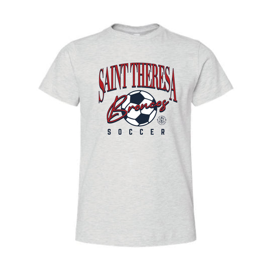 The Saint Theresa Soccer | Youth Ash Tee