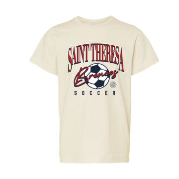 The Saint Theresa Soccer | Youth Natural Tee
