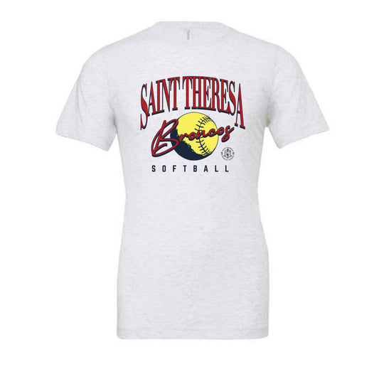 The Saint Theresa Softball | Adult Ash Tee