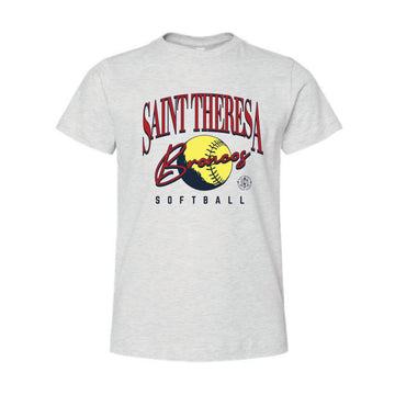 The Saint Theresa Softball | Youth Ash Tee