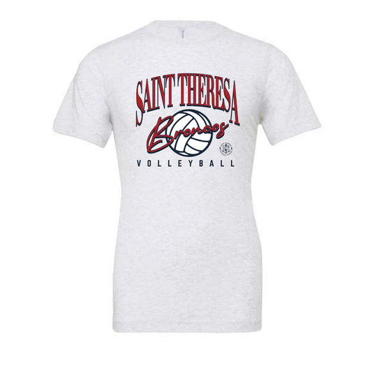 The Saint Theresa Volleyball | Adult Ash Tee