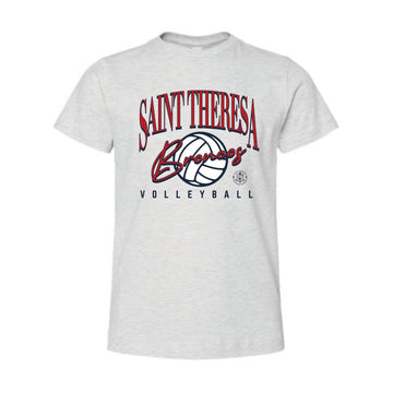 The Saint Theresa Volleyball | Youth Ash Tee