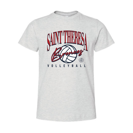 The Saint Theresa Volleyball | Youth Ash Tee