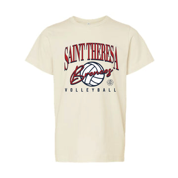 The Saint Theresa Volleyball | Youth Natural Tee