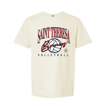 The Saint Theresa Volleyball | Adult Off White Tee