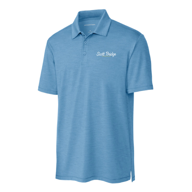 The Scott Bridge | Embroidered Adult Carolina Blue Polo