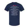 The Wetzel | Adult Solid Navy Blend Tee