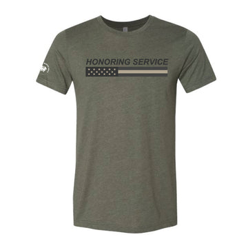 The Wetzel | Adult Heather Military Green Tee