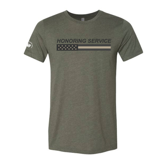 The Wetzel | Adult Heather Military Green Tee
