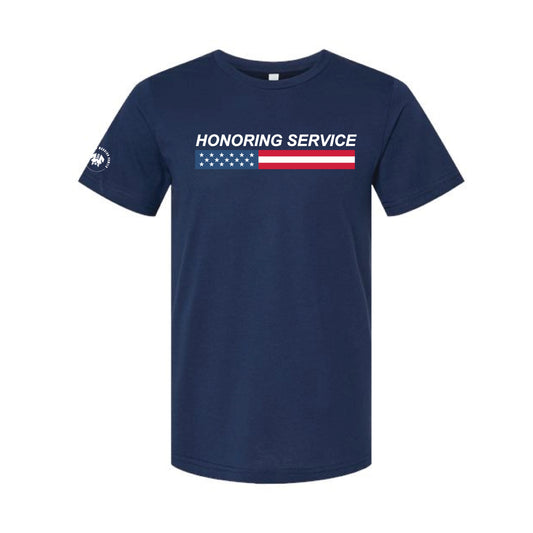 The Wetzel | Adult Solid Navy Blend Tee