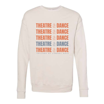 The Theatre & Dance Repeat | Heather Dust Crewneck Sweatshirt