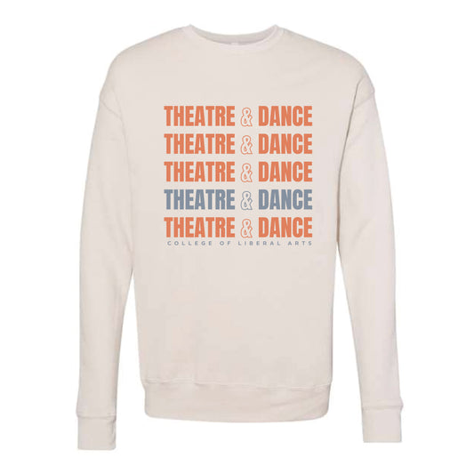 The Theatre & Dance Repeat | Heather Dust Crewneck Sweatshirt