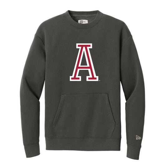 The Throwback Alabama A | Graphite Pocket Crew