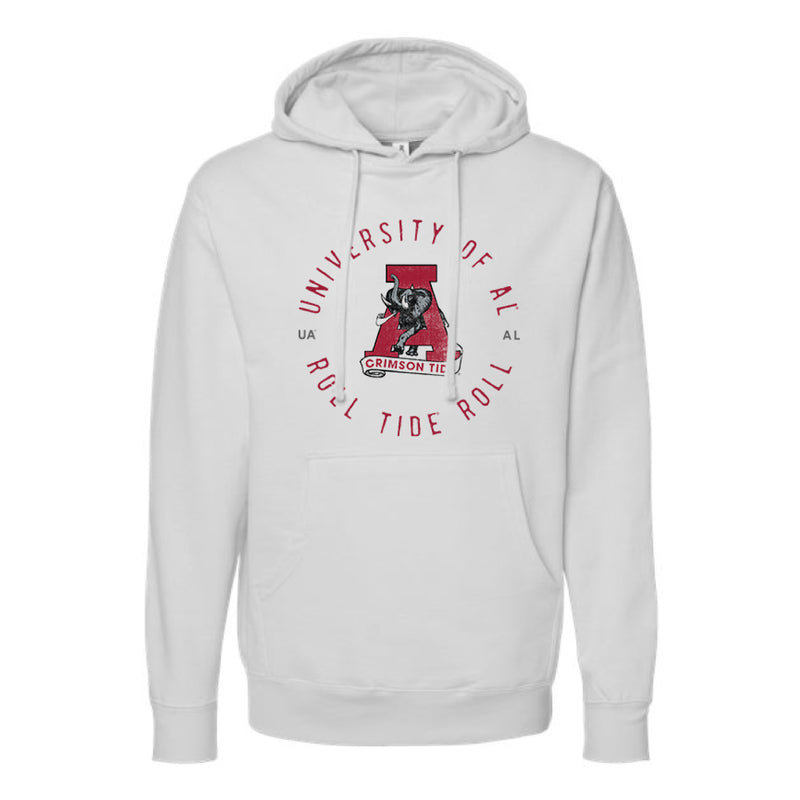 The Throwback Roll Tide Roll Circle | Smoke Hoodie