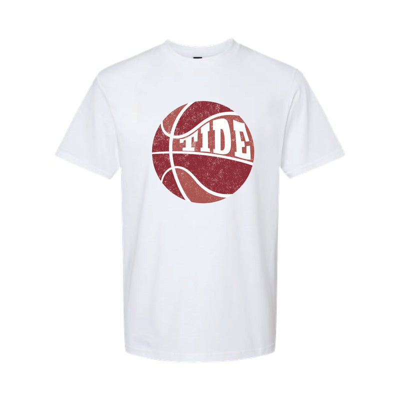 The Retro Tide Bball | White Tee