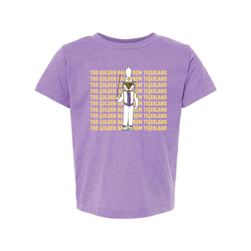 The Pride of the Tiger Band | Toddler Heather Team Purple Tee