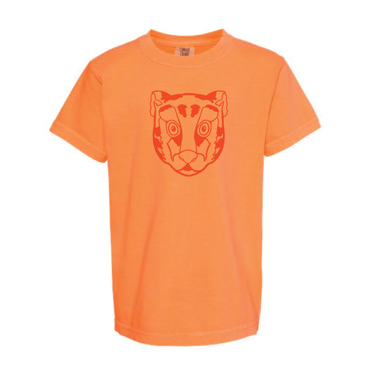 The Tiger Head Outline | Youth Melon Tee
