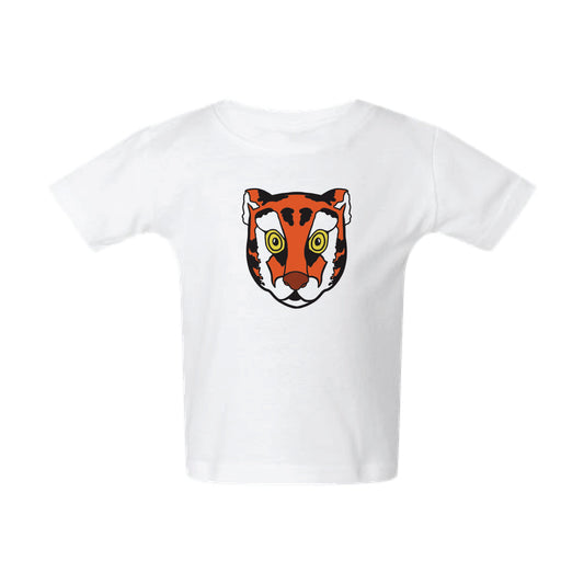 The Tiger Head | Baby White Tee