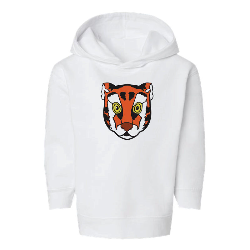 The Tiger Head | Toddler White Hoodie