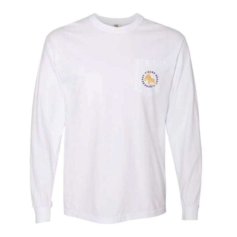 The Tiger Spirit Circle | White Long Sleeve