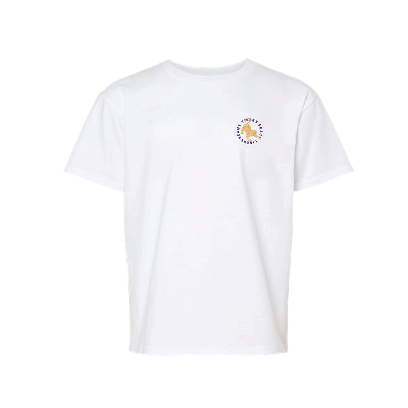 The Tiger Spirit Circle | Youth White Tee