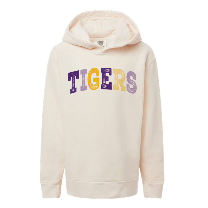 The Tigers Arch Multi | Youth Ivory Hoodie