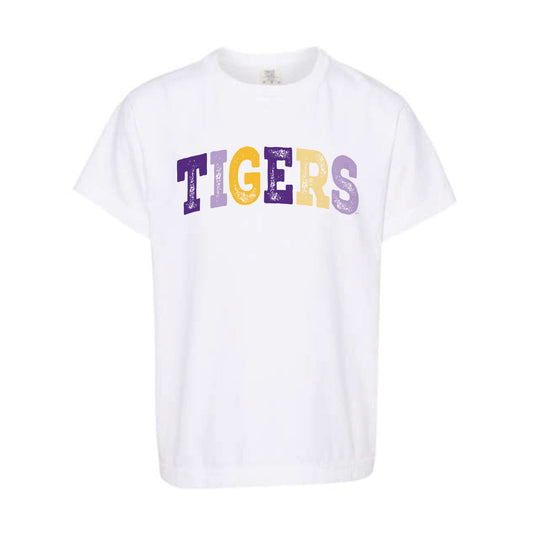 The Tigers Arch Multi | Youth White Tee