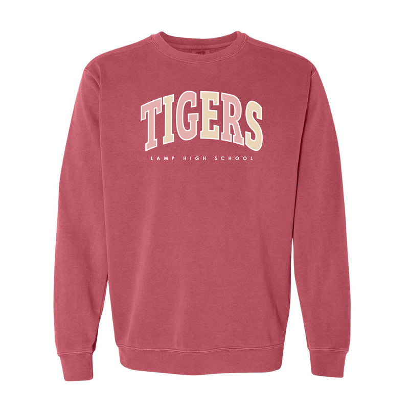 The Tigers Rainbow Arch | Crimson Sweatshirt