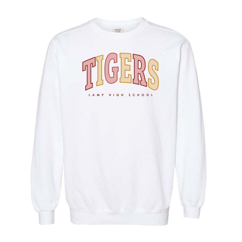 The Tigers Rainbow Arch | White Sweatshirt