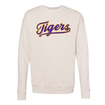 The Tigers Baseball Script | Heather Dust Sweatshirt