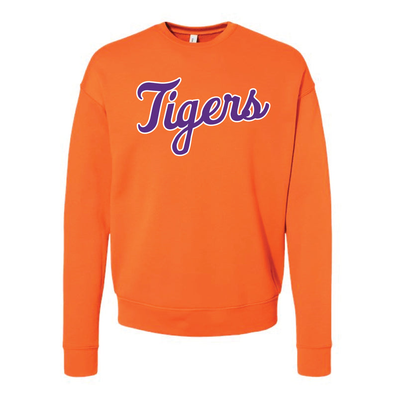 The Tigers Script Logo | Orange Sweatshirt