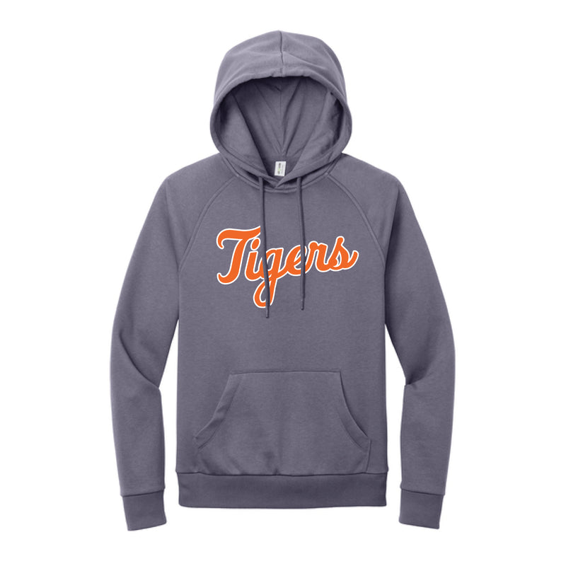 The Tigers Script Logo | Cosmic Purple Fleece Pullover Hoodie
