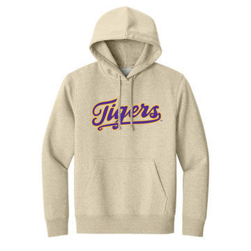 The Tigers Baseball Script | Oatmeal Heather Hoodie