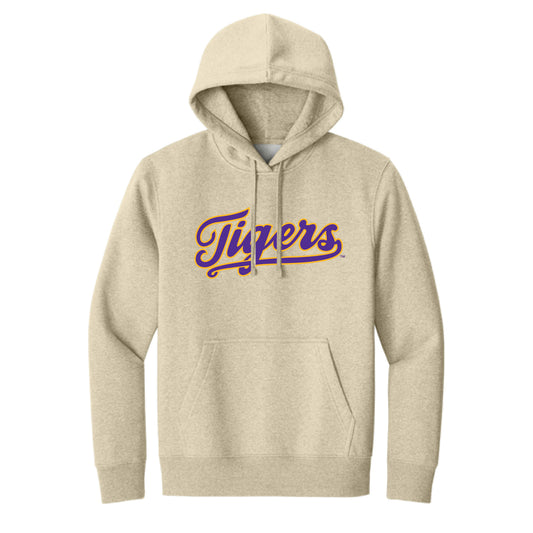 The Tigers Baseball Script | Oatmeal Heather Hoodie