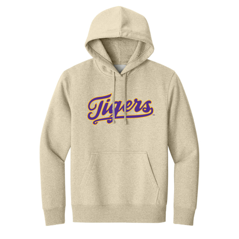 The Tigers Script Logo | Oatmeal Heather Hoodie