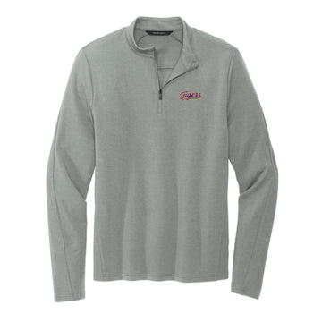 The Tigers Baseball Script | Gusty Grey 1/4 Zip