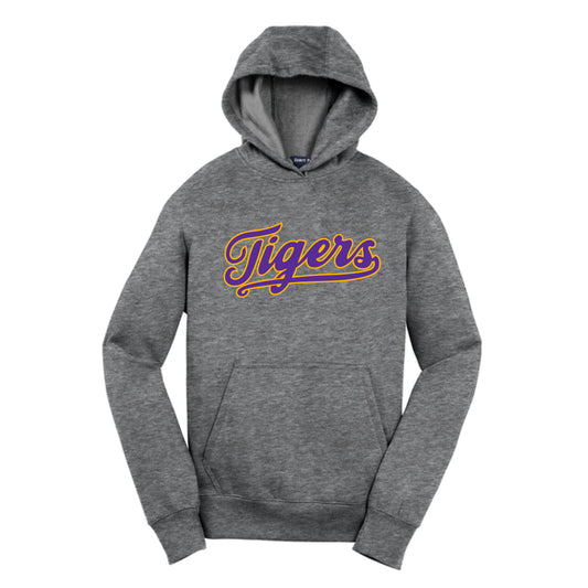 The Tiger's Baseball Script | Youth Vintage Heather Athletic Hoodie