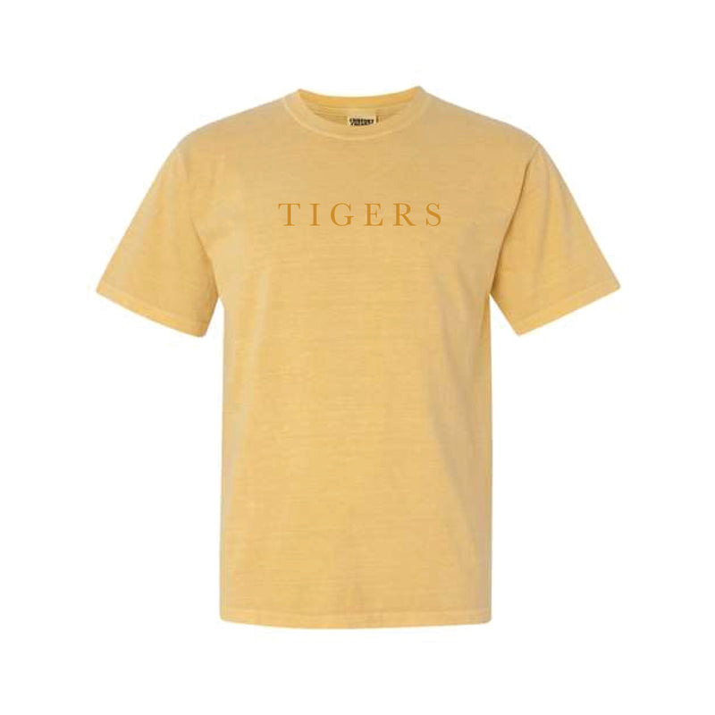 The Tigers Serif | Mustard Tee