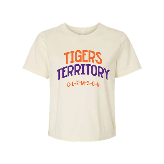 The Tigers Territory | Natural Crop Tee