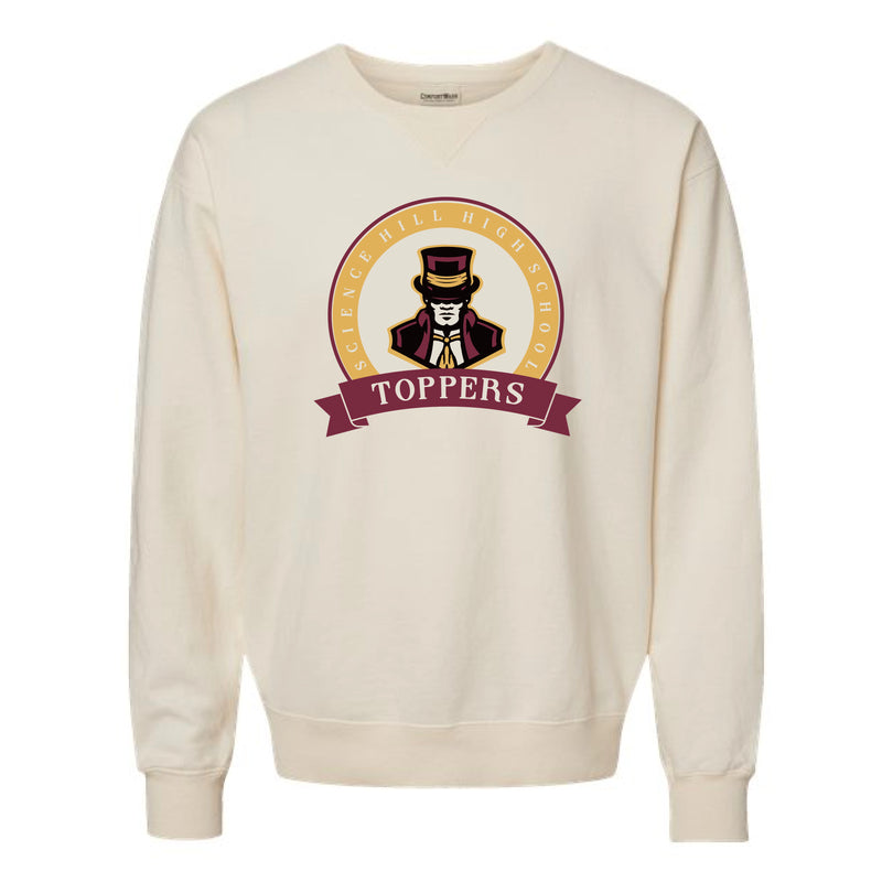 The Toppers Banner | Adult Parchment Crewneck Sweatshirt