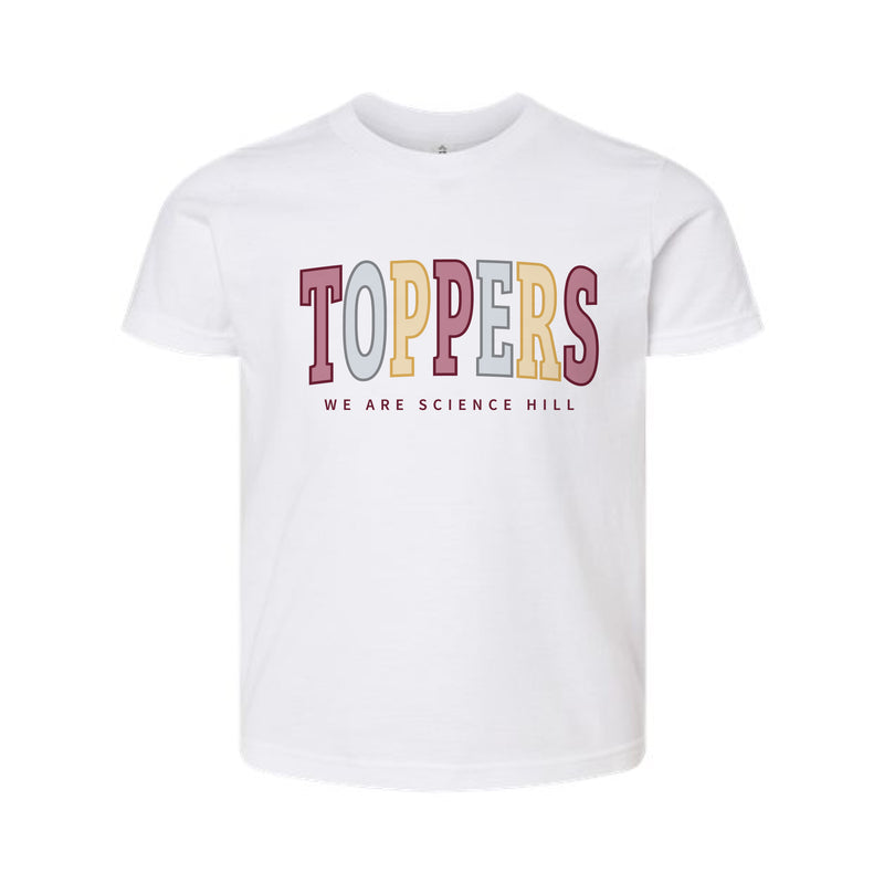 The Toppers Multi | White Oversized Youth Tee